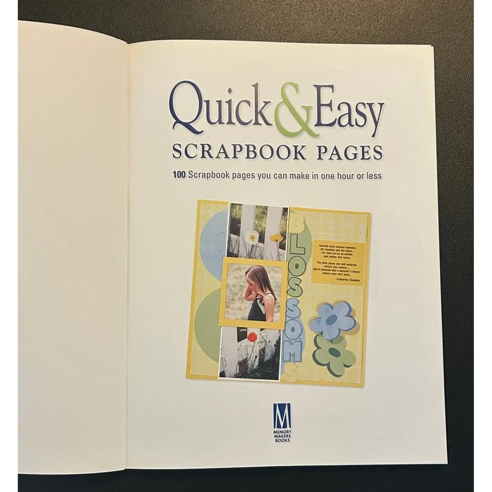 Memory Makers Quick & Easy Scrapbook Pages 100 Layout Designs Book 1892127202